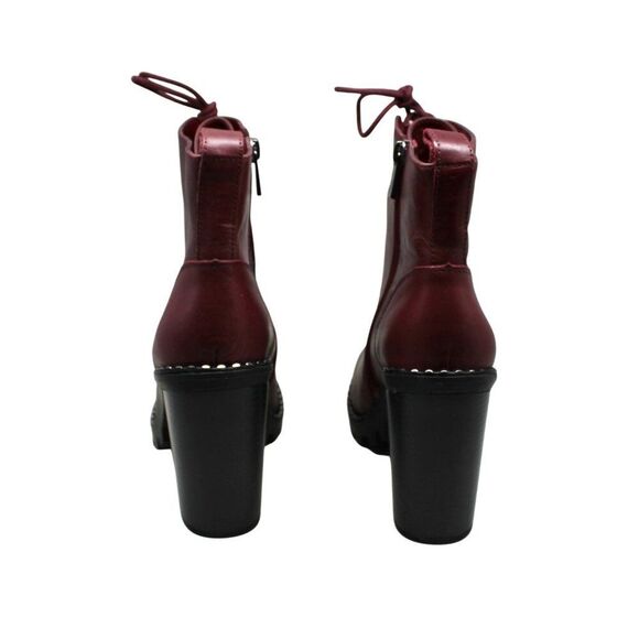 BCBGeneration Women's Parina Block Heel Leather Booties - Purple - Size 8.5 - Picture 9 of 9